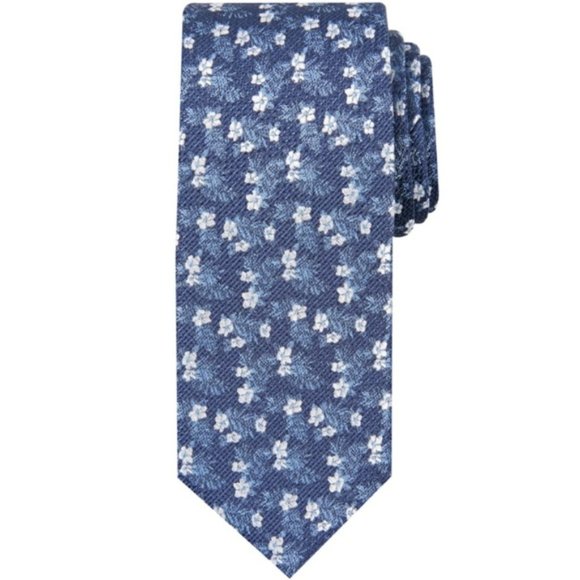 Haggar Other - Men's Haggar Skinny Tie - Navy Hilo NWT